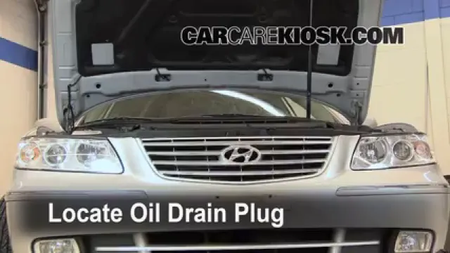 2007 Hyundai Azera SE 3.8L V6 Aceite Cambiar aceite y filtro de aceite